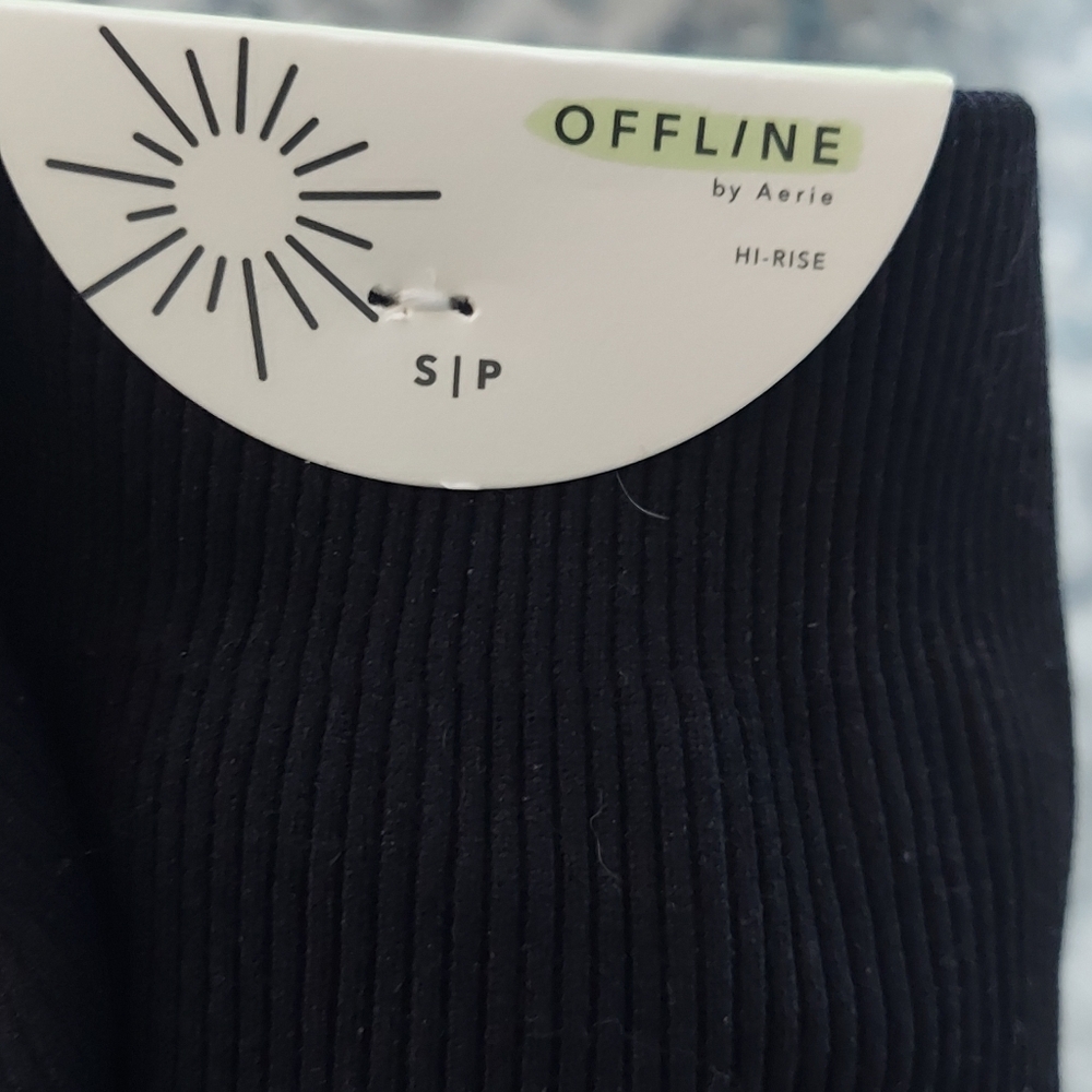 Aerie Black Hi-Rise Leggings
